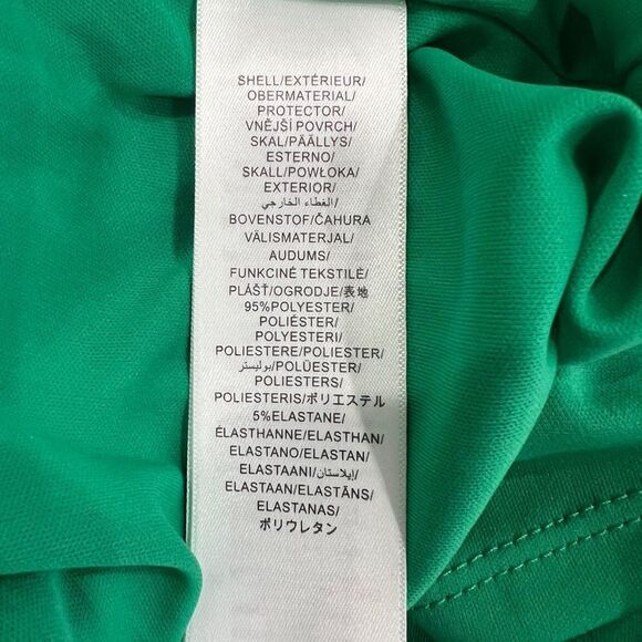 Aidan Mattox Green Cowl Neck Formal Gown Pearl Strap Crepe Sheath Dress 4 NEW - Picture 8 of 15